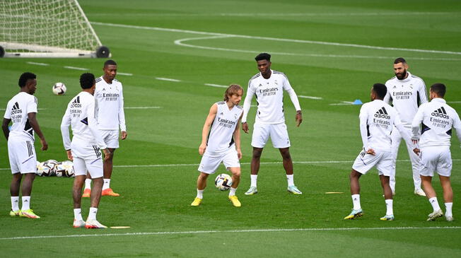 Real Madrid entrenamiento