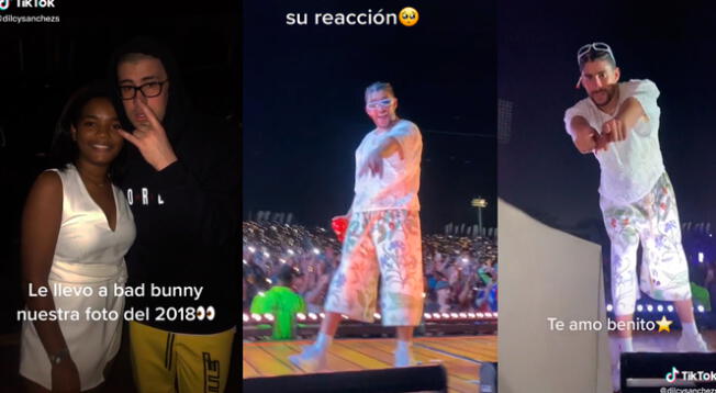 Busca a Bad Bunny para mostrarle foto que se tomó con él en 2018 y este tiene increíble reacción