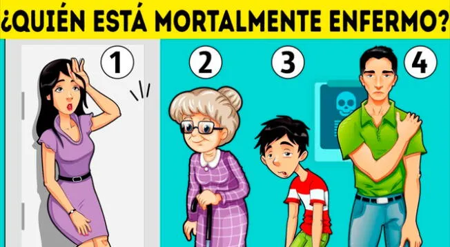 ¿Quién tiene una enfermedad mortal? Solo un 'GENIO' podrá lograrlo en segundos, el 99% no pudo ¿Quién tiene una enfermedad mortal? Solo un 'GENIO' podrá lograrlo en segundos, el 99% no pudo