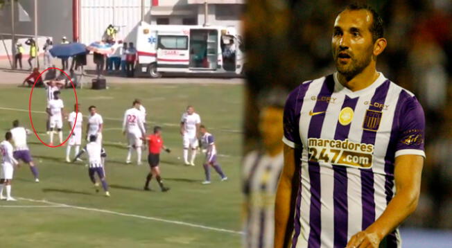 Hernán Barcos y su insólita reacción cuando el árbitro cobró gol de Alianza Lima