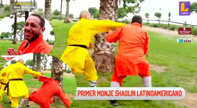 Reportero se enfrenta en vivo a Monje ShaoLin y en segundos termina en el suelo