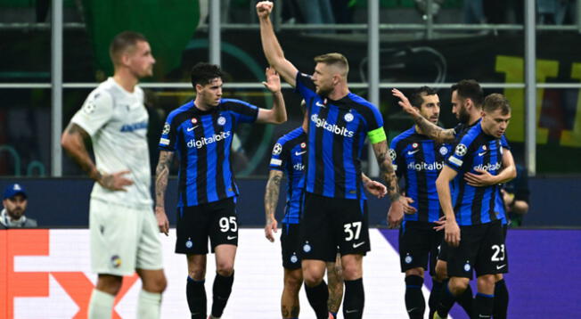 Inter recibió a Viktoria Plzen por la penúltima fecha de la Champions League