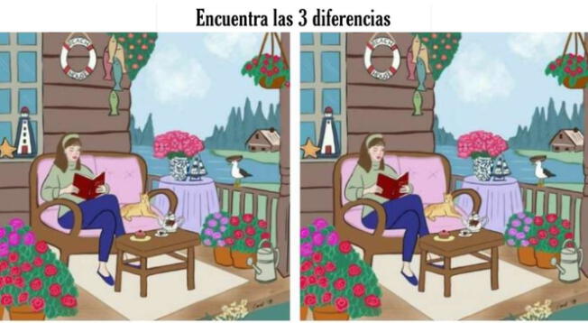 ¿Serás capaz de hallar las 3 diferencias? Intenta superar este reto visual en 5 segundos