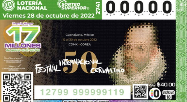 Sorteo Superior: Resultados de la Lotería Nacional del viernes 28 de octubre. Sorteo Superior: Resultados de la Lotería Nacional del viernes 28 de octubre.