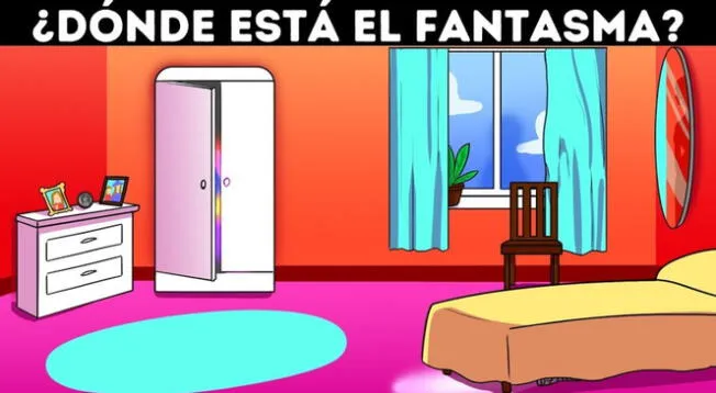 ¿Dónde está el fantasma? Solo los verdaderos 'GENIOS' superaron este reto visual