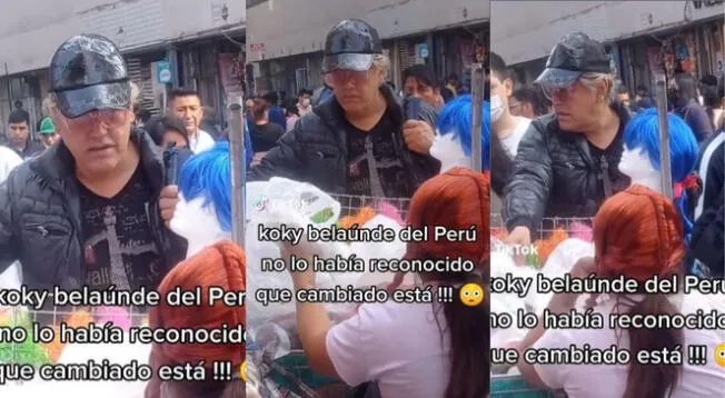 Koky Belaunde fue captado en Gamarra comprando en zona ambulante y es viral