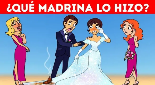 Una de ellas ensució el vestido de la novia ¿Quién fue?
