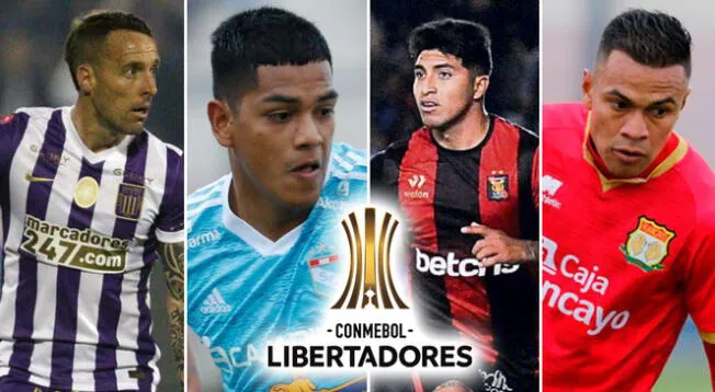 Alianza, Cristal, Melgar y Huancayo representarán al Perú en Copa Libertadores