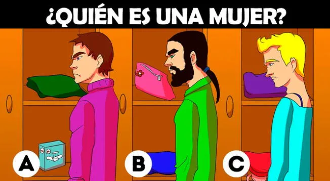 Tienes 7 segundos para descubrir quién es una mujer.