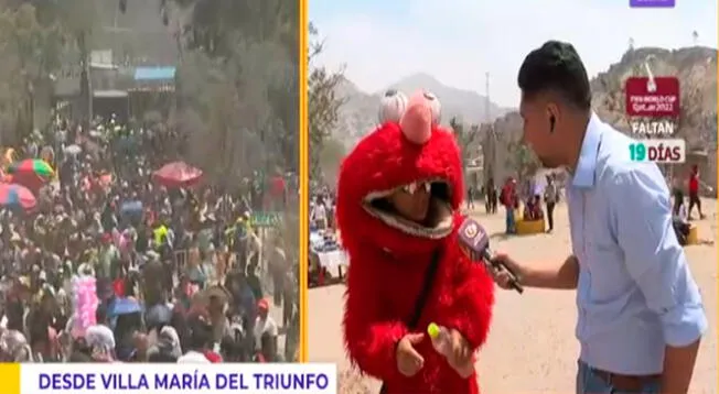 'Elmo' va 'de boleto' al cementerio para visitar a su abuela y se toma la 'ofrenda' que le iba a dejar