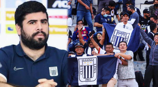 Gerente deportivo de Alianza Lima llena de elogio a los hinchas