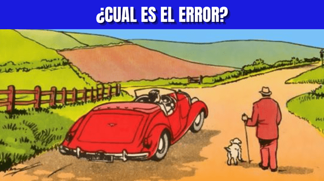 Reto visual EXTREMO: Halla el error de la imagen en 8 segundos