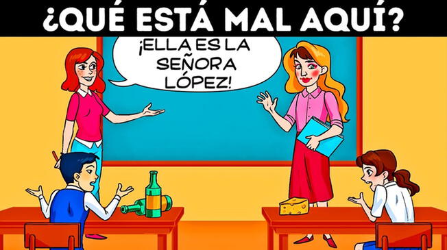Solo las personas más habilidosas logran identificar todos los errores del reto.