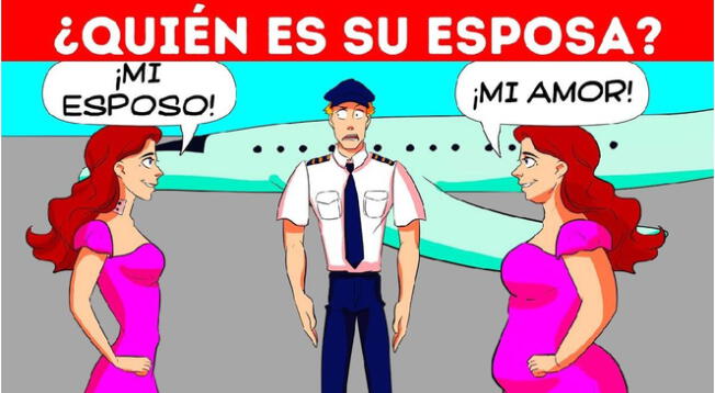 ¿Cuál de las mujeres es su verdadera esposa? Detecta la verdad en menos de 7 segundos