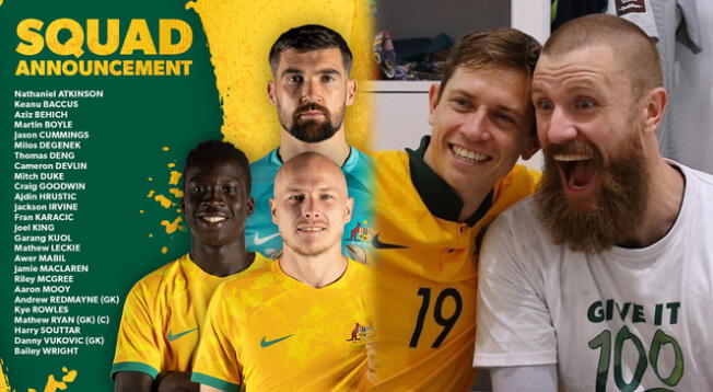 Australia presentó sus 26 convocados para el Mundial Qatar 2022