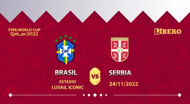Brasil vs Serbia: choque por el grupo G
