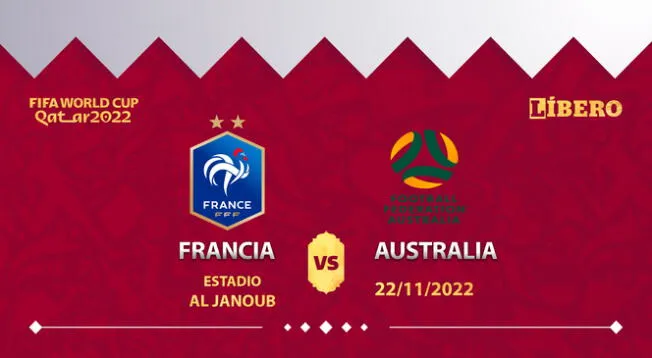Francia vs Australia, duelo por el grupo D