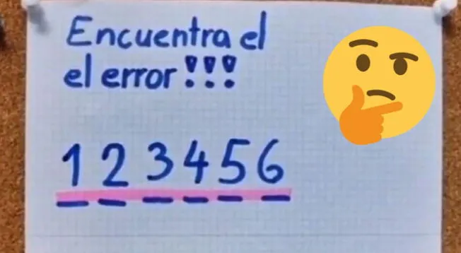 Reto visual: ¿Cuál es el error en la imagen?