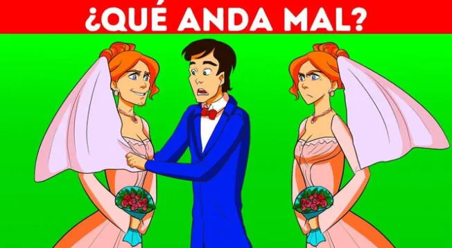 ¿Qué anda mal en la boda? Atrévete a resolver este reto en tiempo récord ¿Qué anda mal en la boda? Atrévete a resolver este reto en tiempo récord