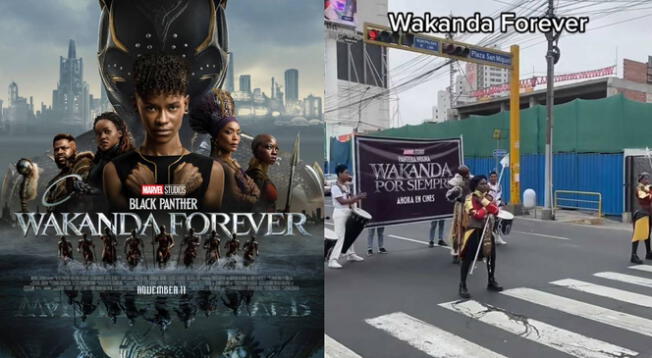 'Wakanda Forever' versión peruana deslumbra en calles de Lima: "Verdadera representación"
