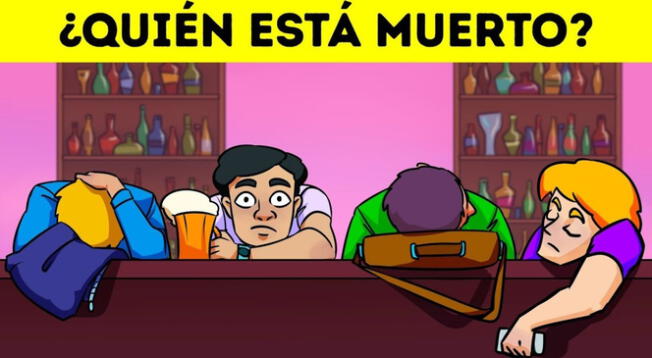 Descubre quién se encuentra fallecido en este acertijo visual Descubre quién se encuentra fallecido en este acertijo visual