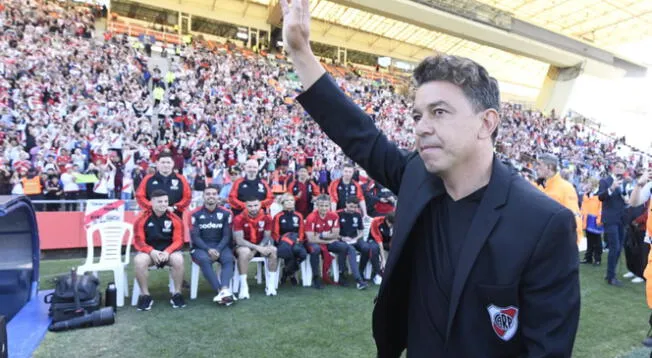 Marcelo Gallardo dio su último discurso como entrenador de River Plate