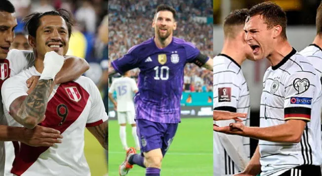 Partidos amistosos internacionales previo a la Copa del Mundo Qatar 2022