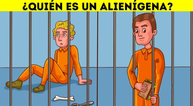 ¿Quién es el alienígena? Solo un GENIO podrás resolver el acertijo que el 99% no logró