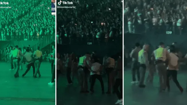 TikTok: Joven es retirado del concierto pero no pierde su flow a pesar de ello