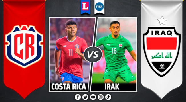 Costa Rica e Irak se enfrentan en un amistoso a disputarse en Basra