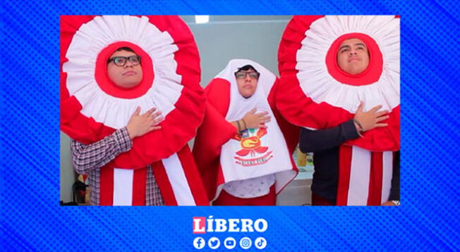 Cada peruano previo a entonar el himno en el Estadio Monumental