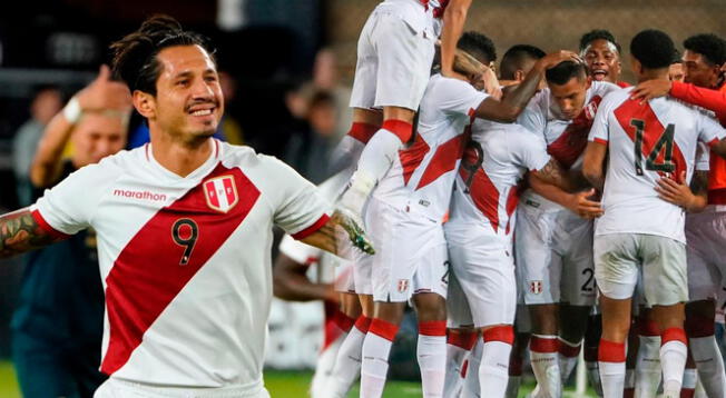 Gianluca Lapadula celebró triunfo peruano ante Paraguay|