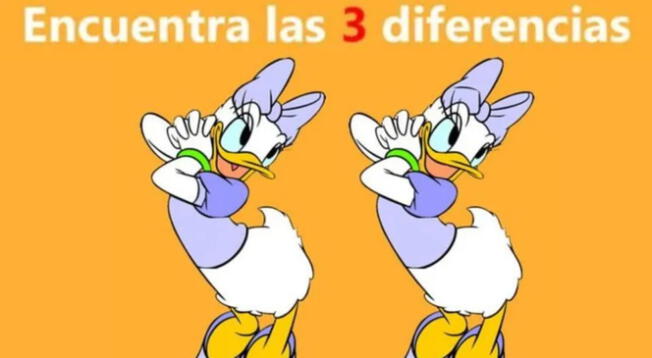 Encuentra las 3 diferencias en este reto visual