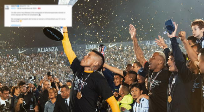 Cadena internacional reconoce a Alianza Lima como único tetracampeón
