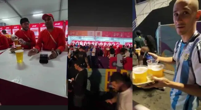 Qatar 2022: hinchas van al Fan Fest y compran cervezas como si fuera el fin del mundo