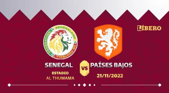 Horarios y dónde ver partido de Senegal vs Países Bajos por el Mundial Qatar 2022