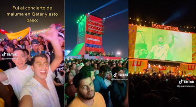 Maluma se presentó en el Fan Festival de Qatar 2022