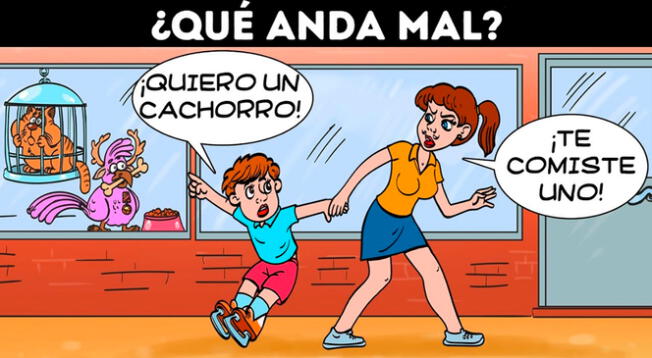¿Ves el error? Solo una persona inteligente lo descubrirá.