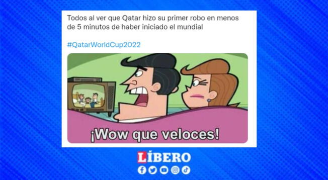 Miles de personas se mostraron indignados con el primer gol que fue anulado a Ecuador.