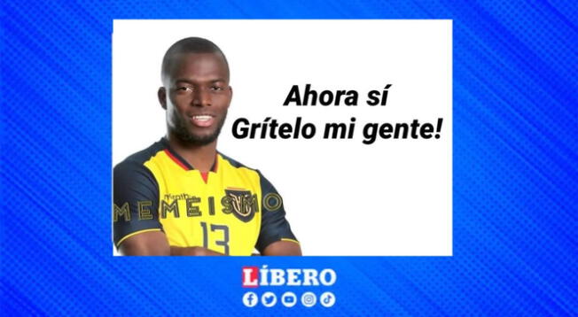 Enner Valencia marcó un doblete a favor de Ecuador ante Qatar