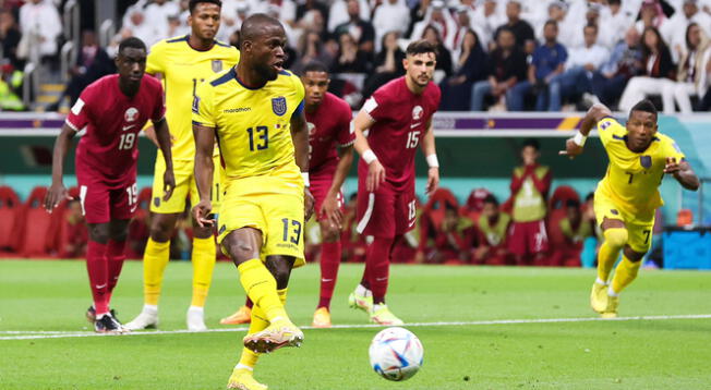 Enner Valencia anotó los dos goles de Ecuador vs Qatar