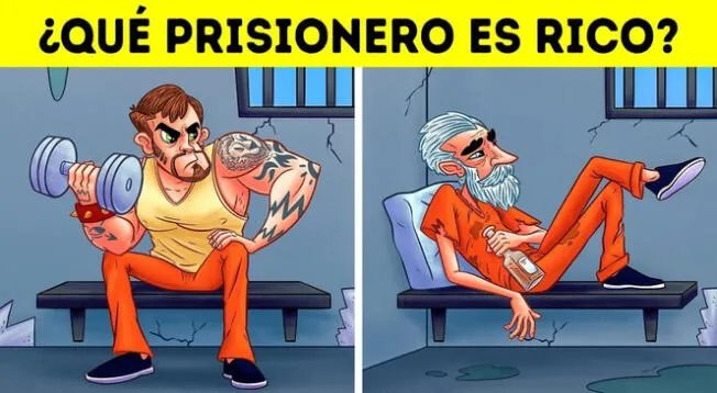 Identifica qué prisionero es rico en segundos