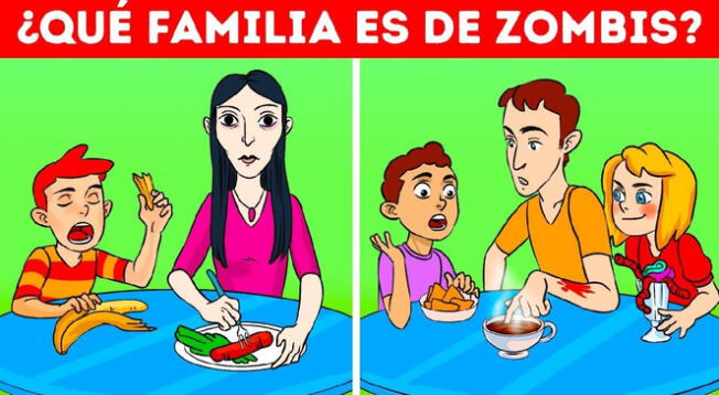 ¿Qué familia se conforma por verdaderos zombies? Descúbrela en menos de 5 segundos ¿Qué familia se conforma por verdaderos zombies? Descúbrela en menos de 5 segundos