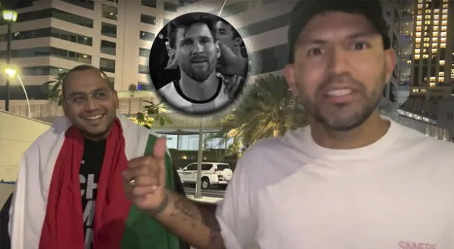 Africano encara al 'Kun' Agüero e indica que no le gusta Messi y apoya a Brasil en Qatar.