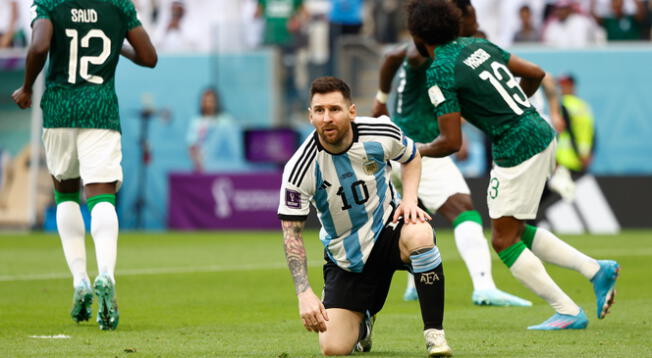 Argentina se estrenó en Qatar 2022 enfrentando a Arabia Saudita