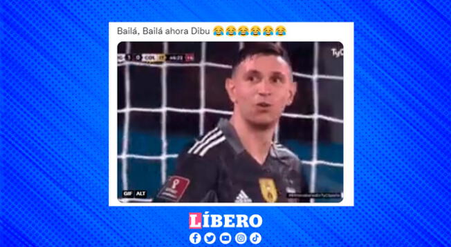 Un usuario le recordó al 'Dibu' Martínez la vez que provocó a los jugadores de Colombia.