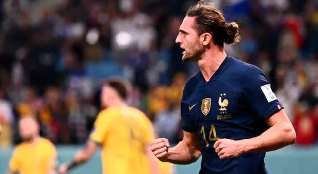 Adrien Rabiot metió el gol del empate contra Australia. Foto: AFP