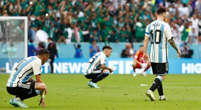 Selección Argentina en una complicada situación tras perder ante Arabia Saudita