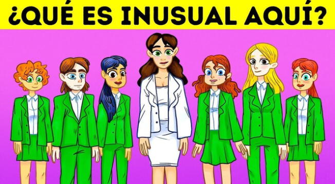 Intenta descubrir el único error en este complicado reto visual