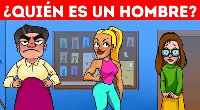 Identifica al hombre y Conságrate un CRACK de los acertijos visuales